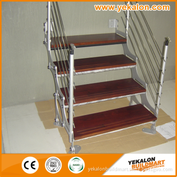 Yekalon Straight Wood Aluminium Staircase